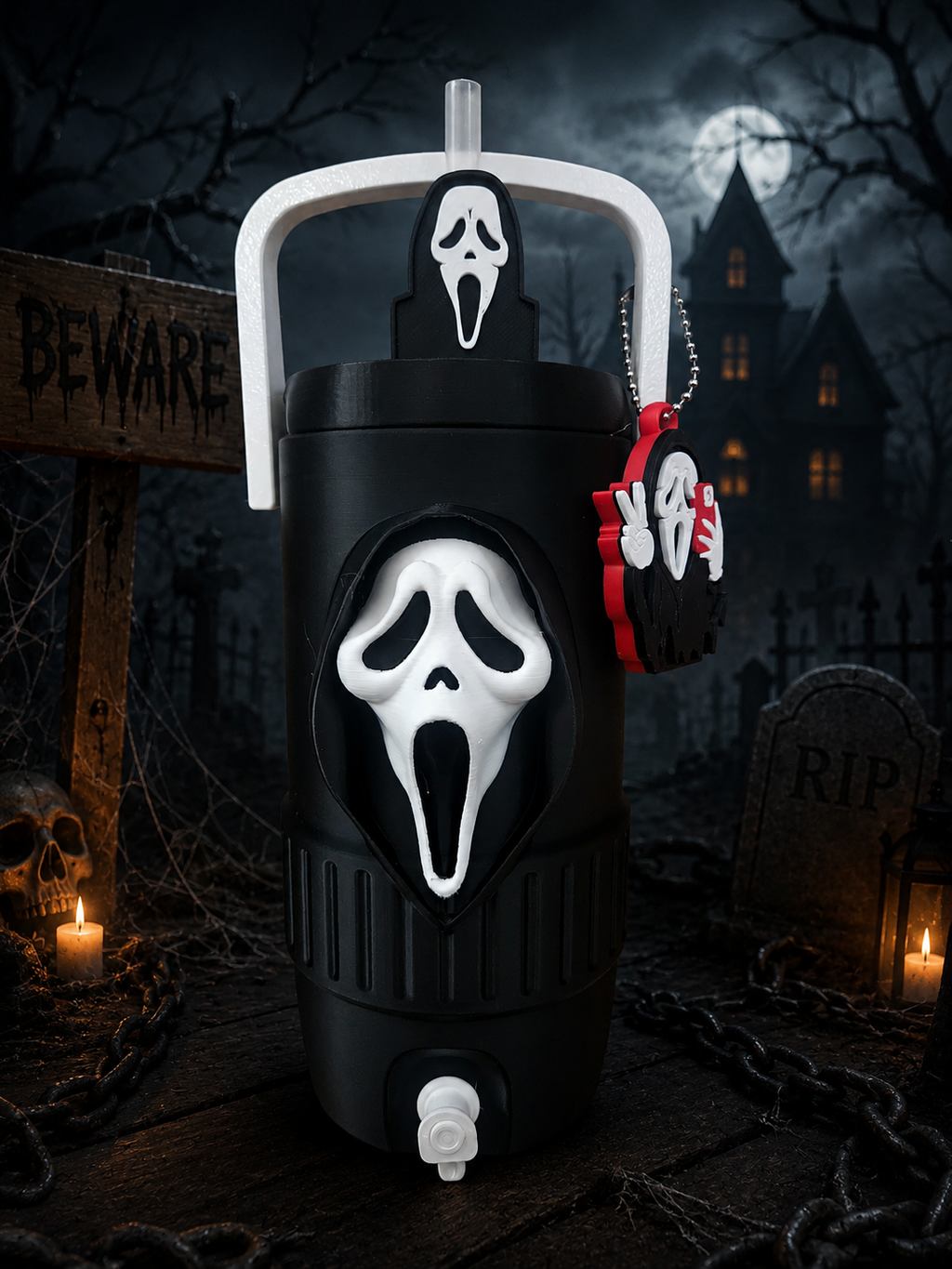 500ml Ghostface Can Holder Bundle