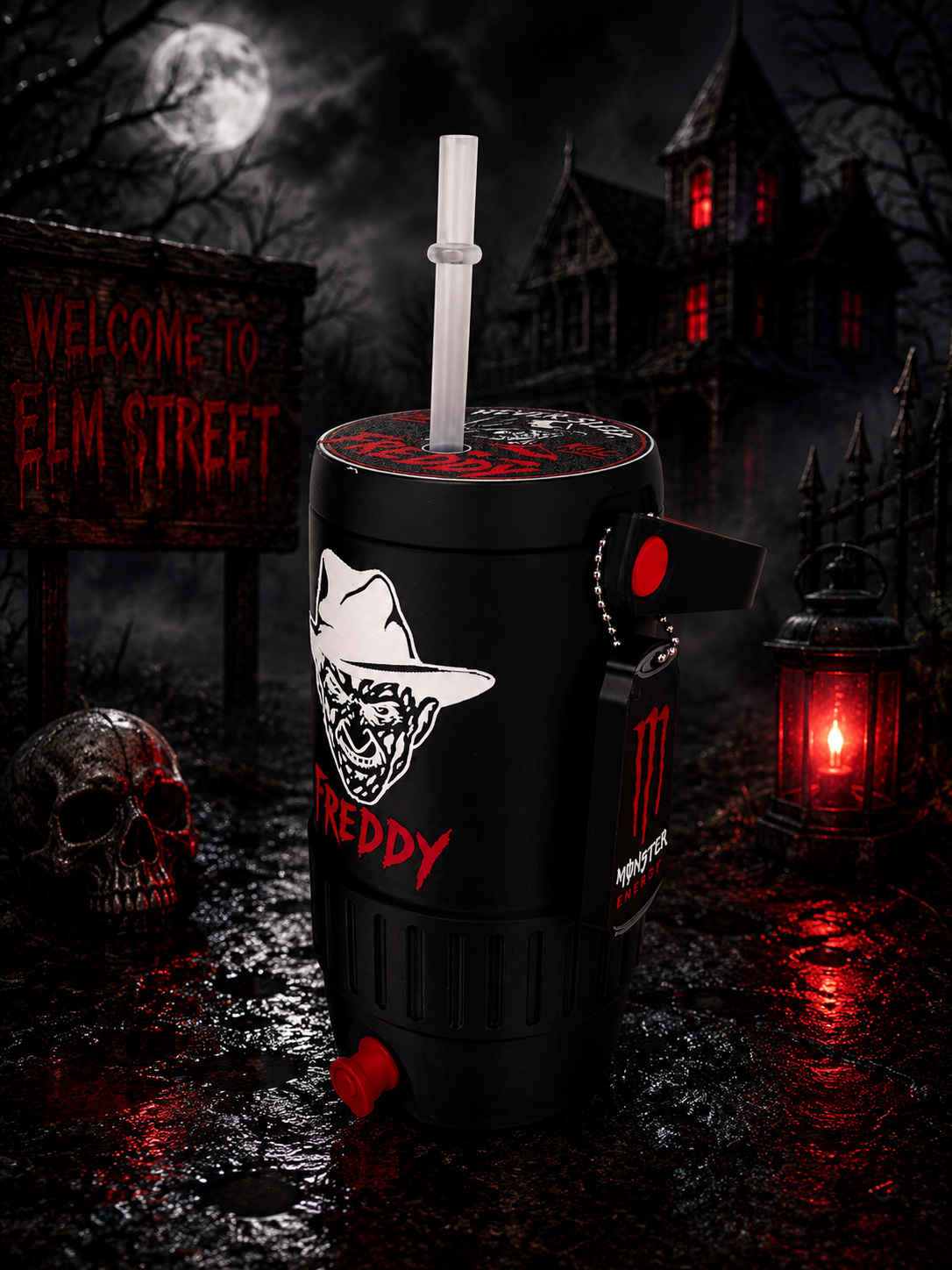 Horror Themed 500ml Can Holders