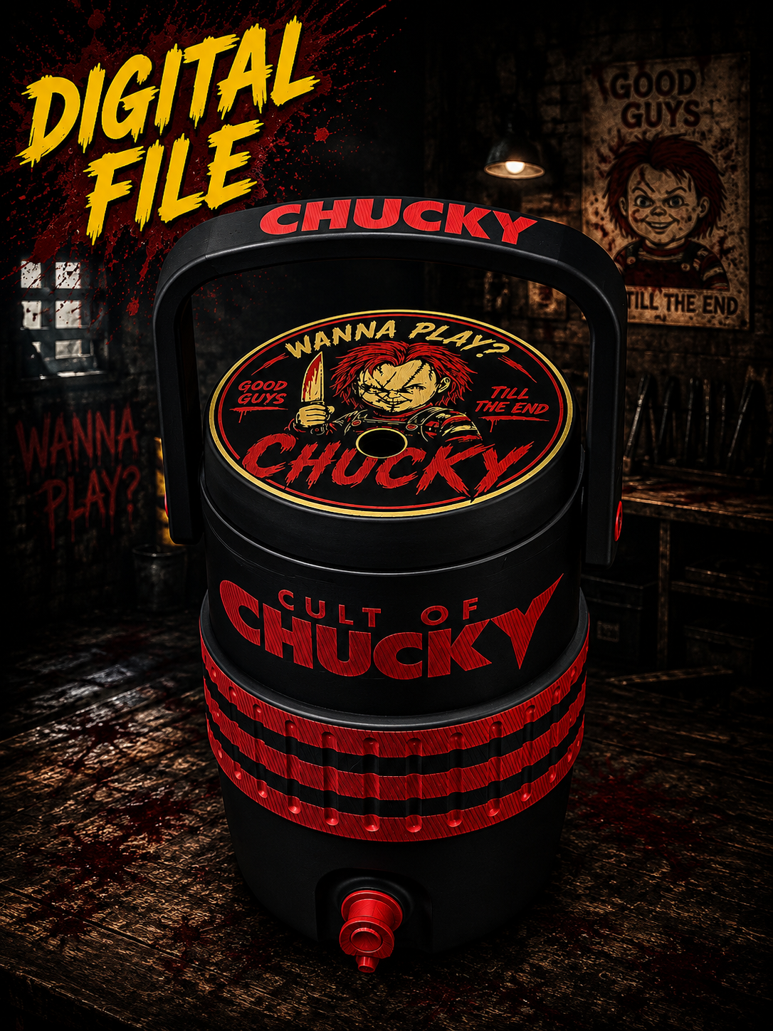 Chucky Cooler for 330ml Cans Digital Download
