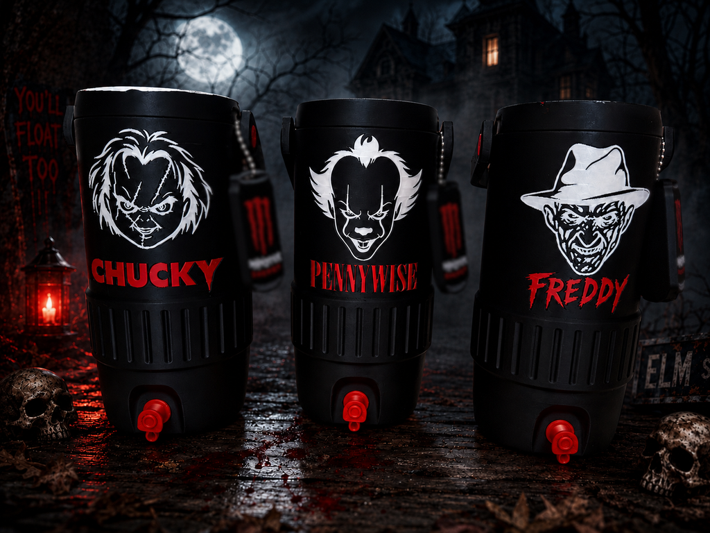 Horror Themed 500ml Can Holders