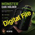 STL 3MF Monster Can Holder