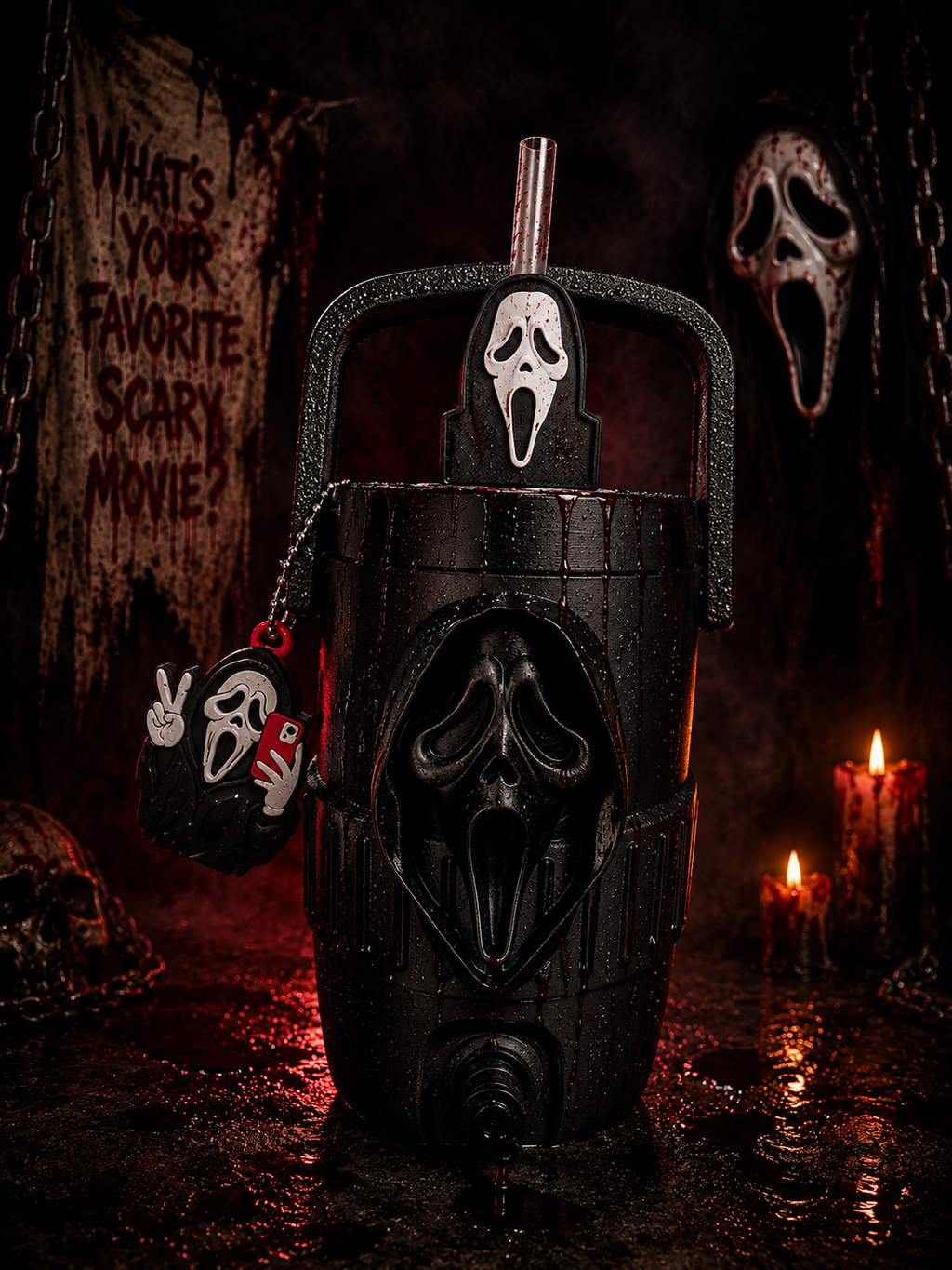 330ml Ghostface Can Holder Bundle