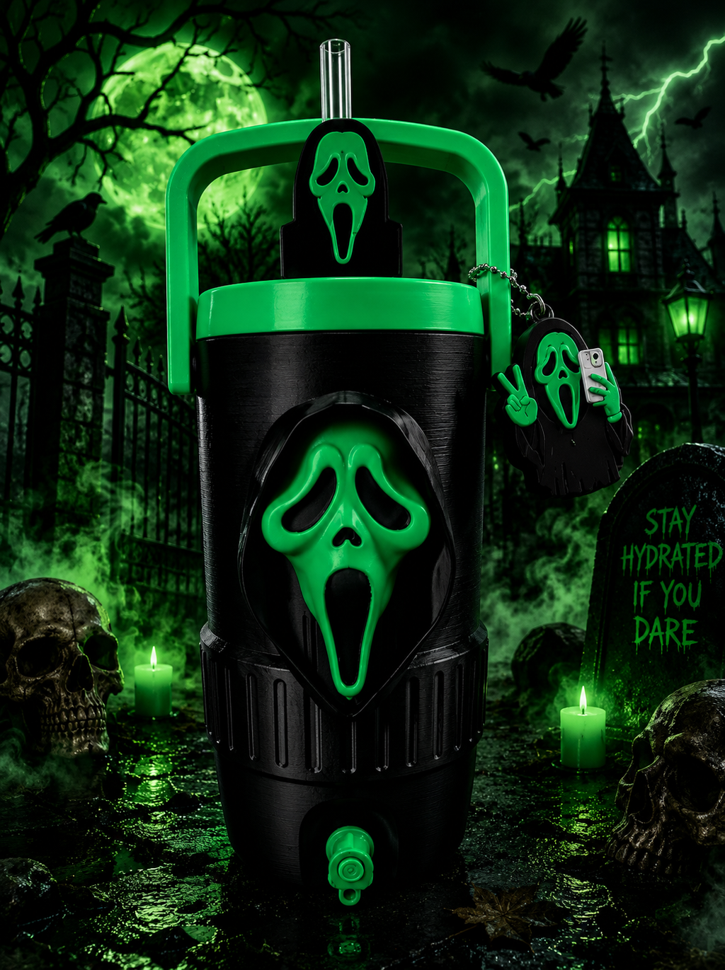 500ml Ghostface Can Holder Bundle