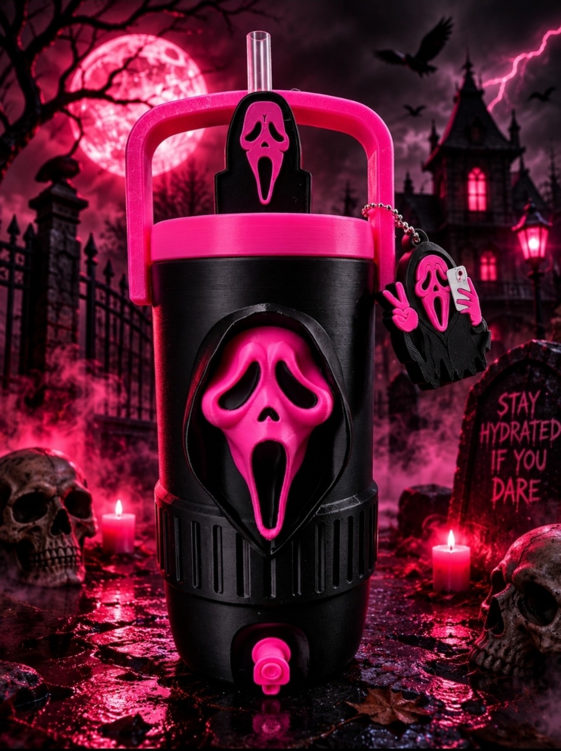 500ml Ghostface Can Holder Bundle