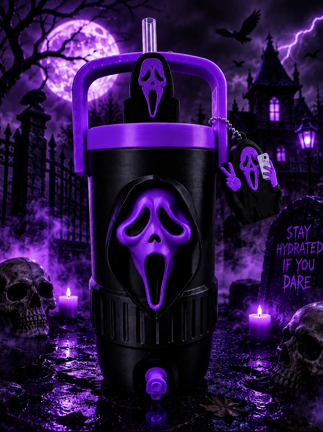 500ml Ghostface Can Holder Bundle