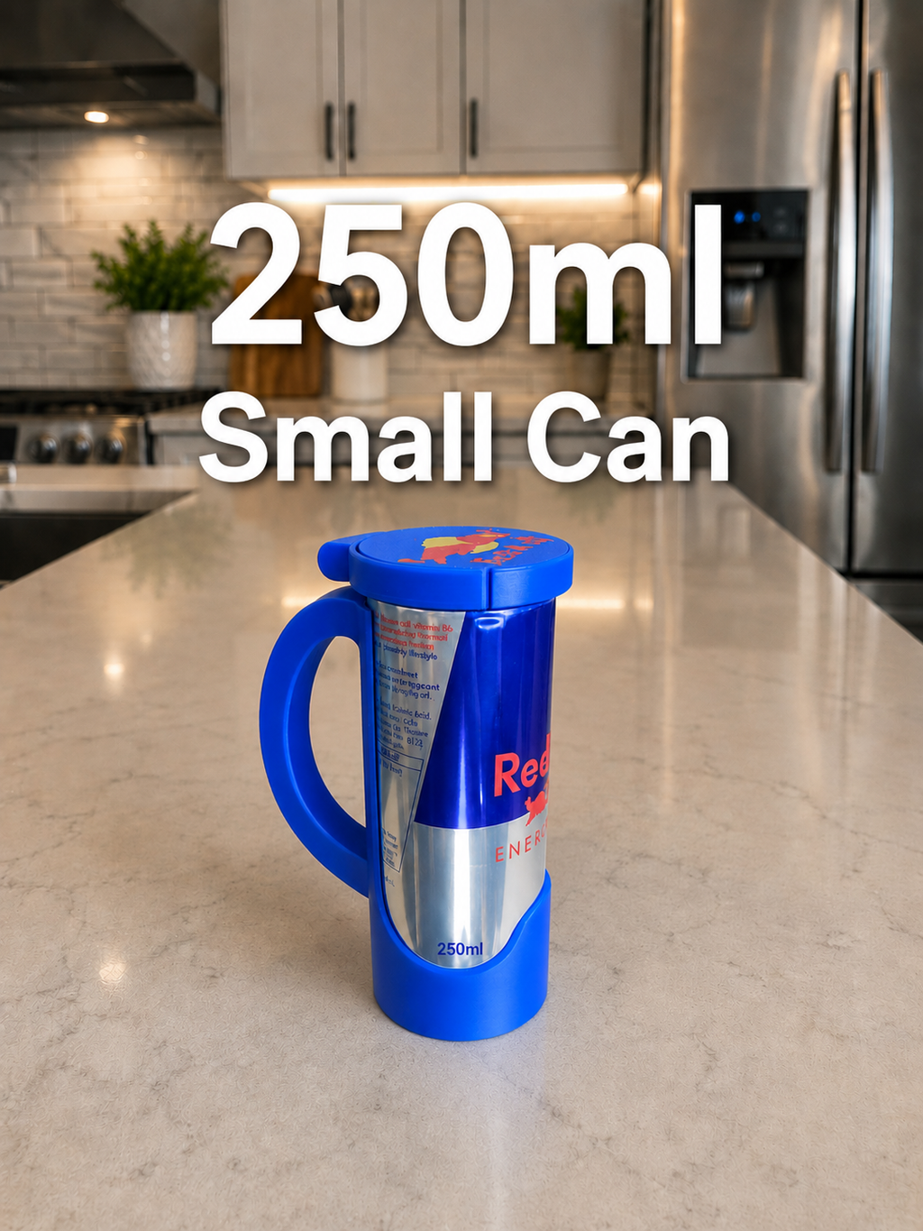 Red Bull Can Holder with Lid